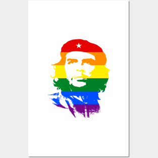 Che Guevara Pride silhouette Posters and Art